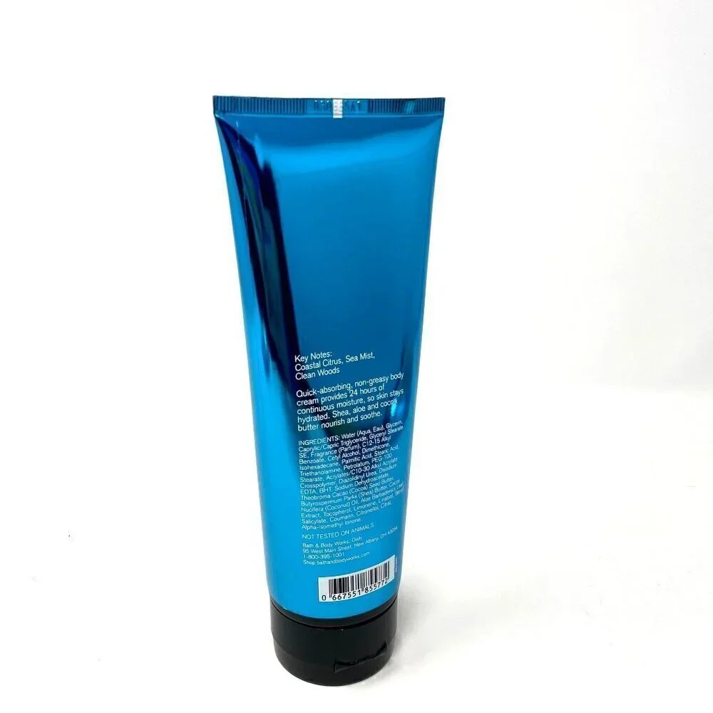 Bath & Body Works Men's Atlantic Body Cream Ultra Shea 8 Oz